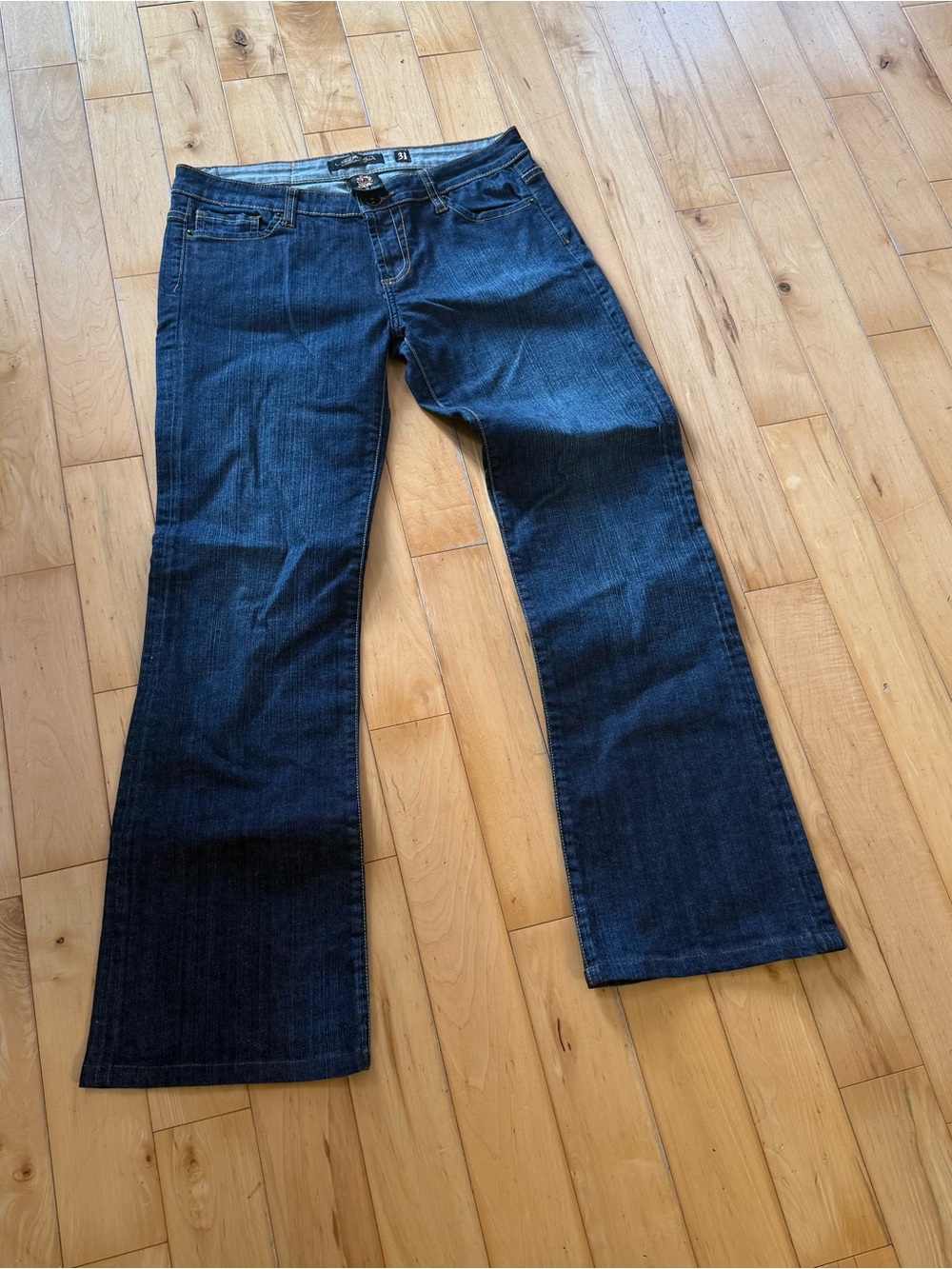 Christian Audigier Dark Blue Flare Jeans